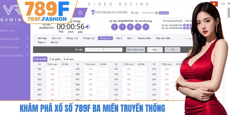 Khám phá xổ số 789F ba miền truyền thống