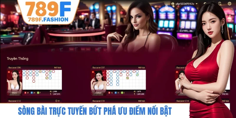 Sòng bài trực tuyến bứt phá ưu điểm nổi bật